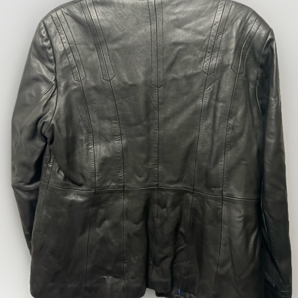 Wilsons Black Leather Jacket Women’s Large - Picture 2 of 16